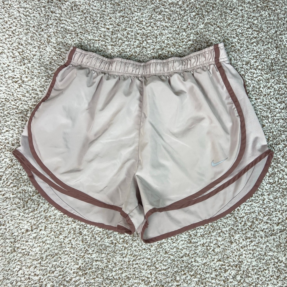 Nike Shorts Women Large Pink Activewear Running Tempo Running Athletic Gym Lined